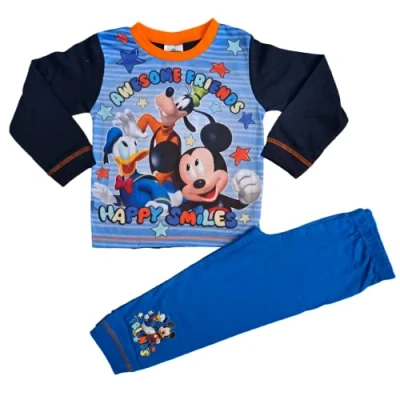 Afbeelding van Mickey Mouse pyjama Awesome Friends / Donald Goofy pyama maat 110