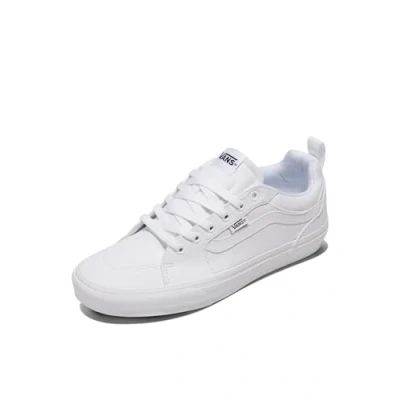 Afbeelding van Vans Filmore Chunky Lace Suede Sneakers voor heren, baksteenrood, Canvas Wit Wit, 40 EU