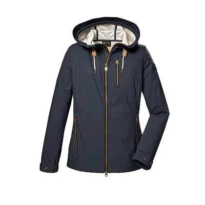 Afbeelding van G.I.G.A. DX Dames Softshelljas met capuchon/outdoorjas GS 24 WMN SFTSHLL JCKT, sun, 42, 41669 000
