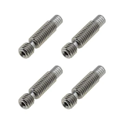 Afbeelding van 1.75mm M6 V6 E3D Heat Break Keel Buis Roestvrij Staal Heatbreak Fit voor 3D Printer CR 10 Ender 3 Hotend Pack van 4