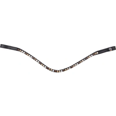 Afbeelding van Waldhausen Frontriem X Line Glam Zwart Cob