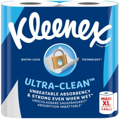 Afbeelding van Kleenex Keukenpapier Ultra Clean Maxi XL 2 stuks