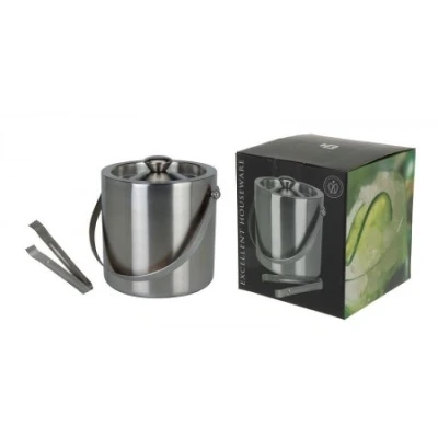 Afbeelding van RVS IJsemmer met tang diameter 15 cm