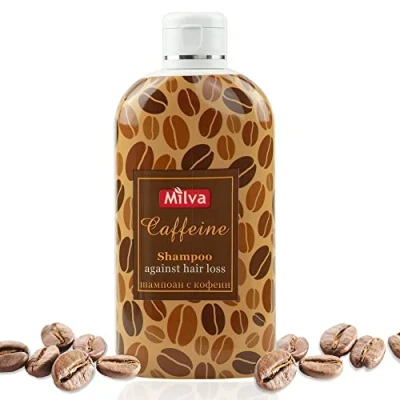 Afbeelding van Milva Cafeïne shampoo tegen haaruitval stimuleert de haargroei voor vrouwen 200 ml haarverdichtingsshampoo mannen haargroeikuur haarverdichtingsformule dunner wordend haar sulfaatvrij
