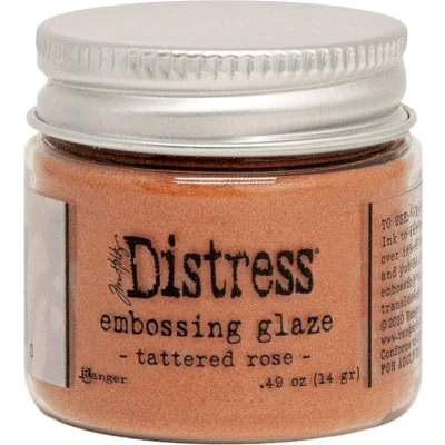 Afbeelding van Ranger Distress Embossing Glaze Tattered Rose TDE71020 Tim Holtz (02 20)