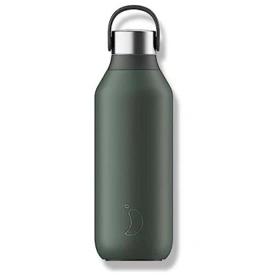 Afbeelding van Thermosfles Groen Pine Green 500 Ml Siliconen/RVS/Kunststof Chilly&#039;s Series 2 7,5 X 22 Cm