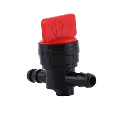 Afbeelding van Universele Plastic Motorfiets Brandstof Afsluitklep Petcock 1/4 Inline Aan/Uit Brandstofschakelaar Tap voor Briggs &amp; Stratton Moto Pit Gemotoriseerde Fiets met 6Mm Pijpslang Slangtap