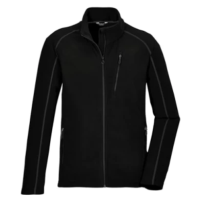 Afbeelding van killtec heren Fleecejack met opstaande kraag KOW 84 MN FLC JCKT, schwarz, 4XL, 41826 000