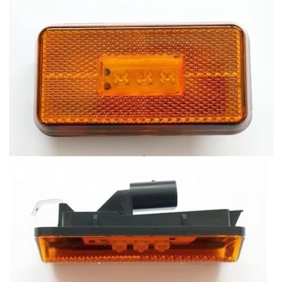 Afbeelding van 2x Amber LED Side Step Marker Lights Lamp specifiek voor Scania R 2004&gt; OEM 1737413