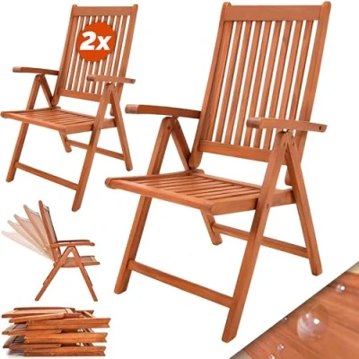 Afbeelding van Casaria Tuinstoelen Vanamo FSC® gecertificeerd 2 Stuks