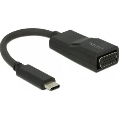 Afbeelding van Delock 62796 Adapter USB Type C male &gt; VGA female (DP Alt Mode)