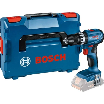 Afbeelding van Bosch Professional 18V System GSB 45 Cordless Hammer Drill (Speed 1,900 min, Batteries and Charger Not Included, in L BOXX), 06019K3301, Blue