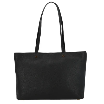 Afbeelding van Fossil Jessie Leren of polyurethaan handtas voor dames, Rookzwart