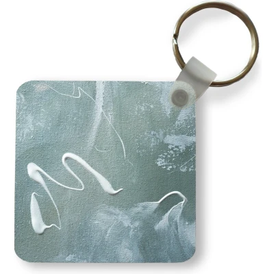 Afbeelding van Sleutelhanger Uitdeelcadeautjes Acrylverf Design Abstract Plastic