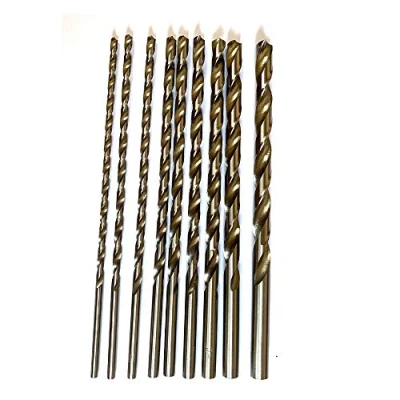 Afbeelding van JVJ 9 delig, 200 mm lengte, 4 10 HSS kobalt boor, spiraalboor voor boren