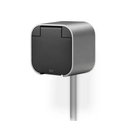 Afbeelding van Eve Energy Outdoor (Matter) Slim buitenstopcontact en stroommeter, Matter &amp; Thread, Thread Border Router vereist; werkt met Apple Home, Alexa, Google SmartThings; TÜV; IP44 waterbestendigheid