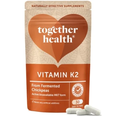 Afbeelding van Together Health Vitamine K2 uit Gefermenteerde Kikkererwten 30 capsules
