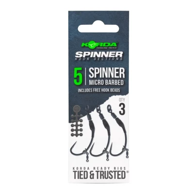 Afbeelding van Korda Spinner Hook Sections Weerhaakloos 5 Karperhaken