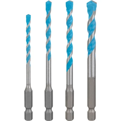 Afbeelding van Bosch Blauw 4 delige set Universeelboor HEX 9 MultiConstruction 4/5/6/8 2608902368