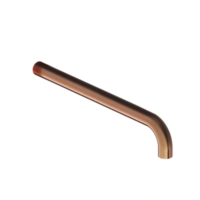 Afbeelding van HotBath Cobber Uitloop 25cm Geborsteld Koper PVD CB094 25BCP