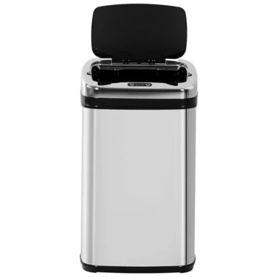 Afbeelding van HOMCOM Rvs automatische sensor vuilnisemmer afvalemmer IR vierkant 30 l 03 0024