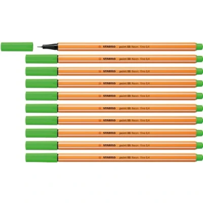 Afbeelding van STABILO point 88 fineliner, appelgroen