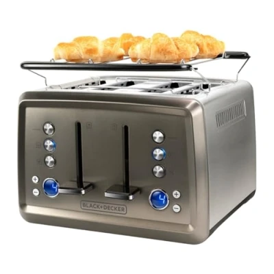 Afbeelding van B&amp;D Broodrooster voor 4 sneetjes brood 1960W (BXTO1960E) ES9600120B
