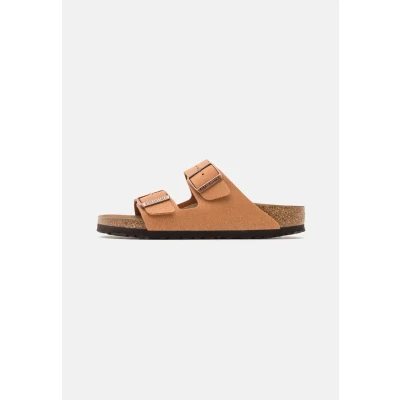 Afbeelding van Birkenstock Arizona Vegan Unisex Muiltjes, Maat: 40, Pecan Hoogwaardig imitatieleer