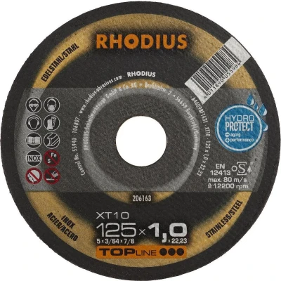 Afbeelding van Rhodius XT10 doorslijpschijf 125 x 1,5 mm