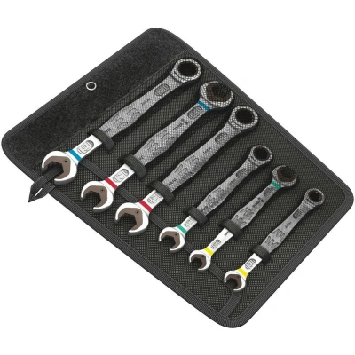 Afbeelding van Wera 05020022001 6 delige Joker Steek /ringratelsleutelset 10 19mm