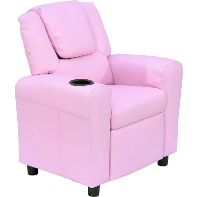 Afbeelding van HOMCOM Kinderfauteuil mini fauteuil kinderbank voor 3 6 jaar, roze 55 0039