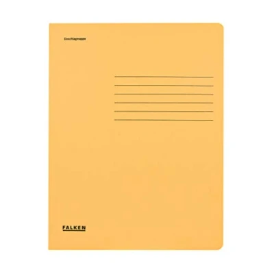 Afbeelding van Falken 80001449001F,Origineel 25 stuks enveloppe map. Gemaakt in Duitsland. van gerecycled karton met 3 binnenflappen voor DIN A4 gems Juris map documenten opbergen map.,chamois
