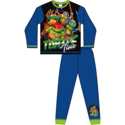 Afbeelding van Ninja Turtles pyjama blauw Teenage Mutant &quot;Turtle Time&quot; pyama maat 134/140 katoen