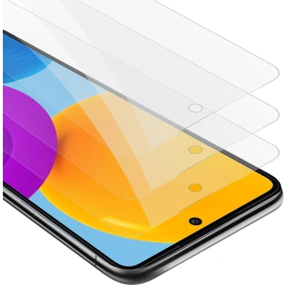Afbeelding van Cadorabo 3x Screenprotector geschikt voor Samsung Galaxy M52 5G Beschermende Pantser Film in KRISTALHELDER Getemperd (Tempered) Display beschermend glas 9H hardheid met 3D Touch
