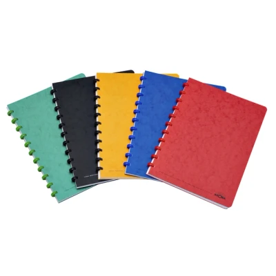 Afbeelding van Atoma Classic schrift, ft A4, 144 bladzijden, geruit 5 mm, geassorteerde kleuren patroonschrift