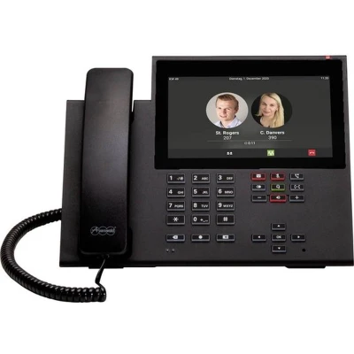 Afbeelding van Auerswald COMfortel D 600 Vaste VoIP telefoon Handsfree, Headsetaansluiting, Optisch belsignaal, Touchscreen, WiFi Kleu