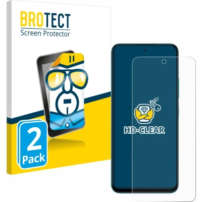 Afbeelding van BROTECT (2 Stuks) Schermbeschermer voor Xiaomi Poco M6 Pro 5G Screen Protector Transparant