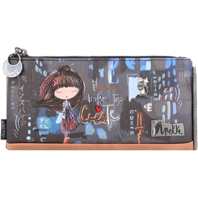 Afbeelding van Anekke Contemporary Flexible RFID Wallet L Multicolor