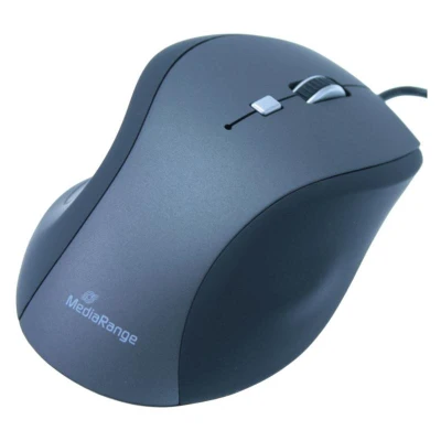 Afbeelding van MediaRange optische 5 knops muis 2400 dpi met kabel