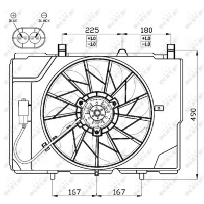 Afbeelding van NRF Ventilatorwiel motorkoeling 47466