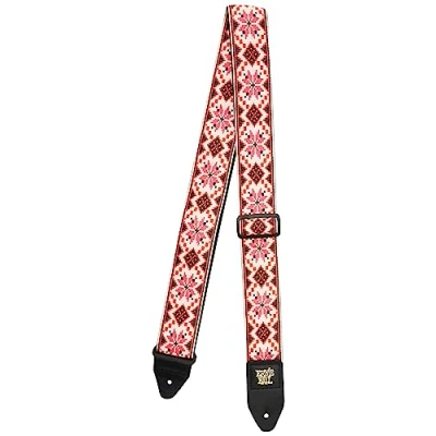 Afbeelding van Ernie Ball Classic Jacquard Strap 5337 Cinnamon Needlepoint gitaarband