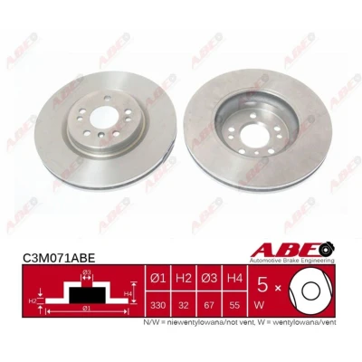 Afbeelding van ABE Remschijven C3M071ABE
