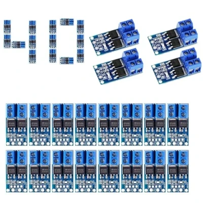 Afbeelding van 40 stuks DC 5 V 36 400 W FET Trigger Switch Drive Module Board Dual Mosfet Driver High Performance Switching PWM regelaar Schakelpaneel Drivermodule voor Ar Duino