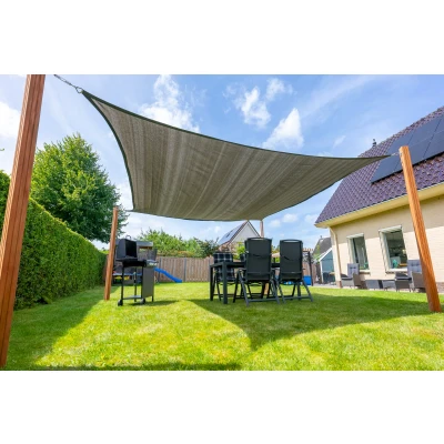 Afbeelding van Schaduwdoek Vierkant 600 cm Antraciet 320gr/m2 Per Stuk