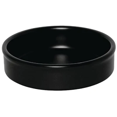 Afbeelding van Olympia stapelbaar schaaltje mat zwart 13,4x3cm (6 stuks)