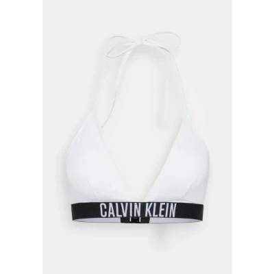 Afbeelding van Calvin Klein Swimwear Triangle Bikinitop, Dames, Maat: XS, Brilliant white