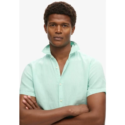 Afbeelding van Superdry Studios Overhemd, Heren, Maat: Medium, Spearmint light green