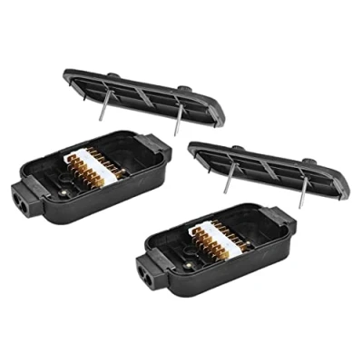 Afbeelding van 2 pack verdeeldoos, kunststof, 8x4 polig, aanhangerdoos, elektrische doos, aansluitbox, model