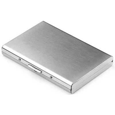 Afbeelding van Pasjeshouder Creditcardhouder Creditcard Case Visitiekaarthouder Pasjes Wallet Portemonnee Kaarthouder Creditkaarthouder Zilver