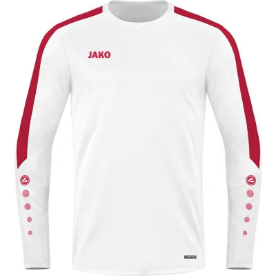 Afbeelding van JAKO Sweater Power Wit/rood